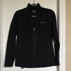 Columbia Black Softshell Jacket, S